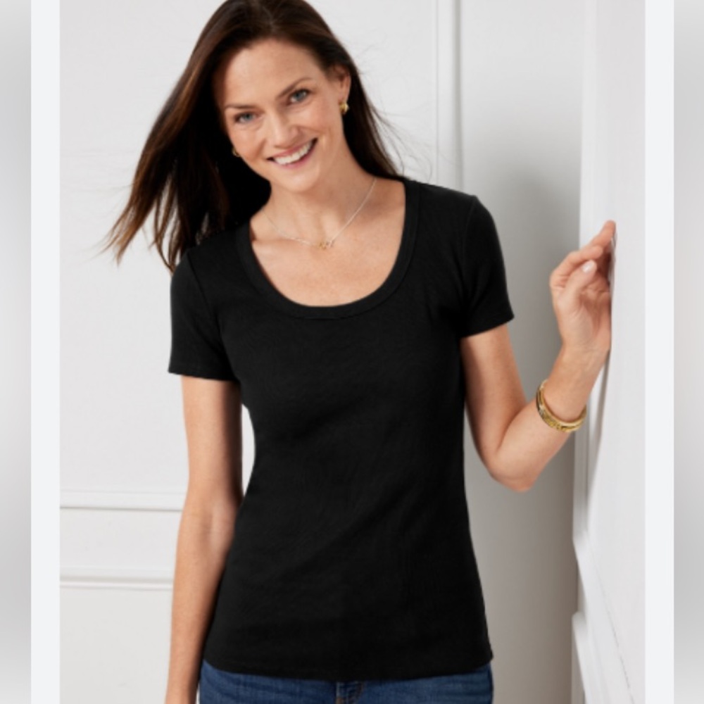 Old Navy, scoop shirt, Classic Black Women's Top